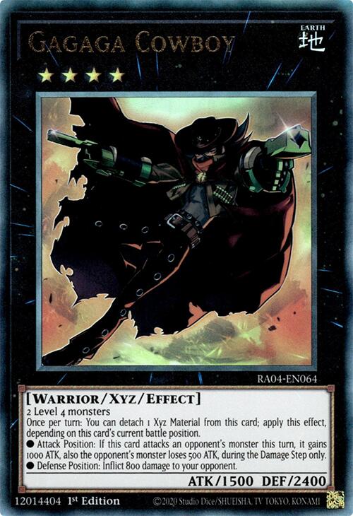 Gagaga Cowboy [RA04-EN064] Ultimate Rare | Good Games Adelaide SA