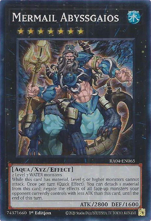 Mermail Abyssgaios [RA04-EN065] Super Rare | Good Games Adelaide SA