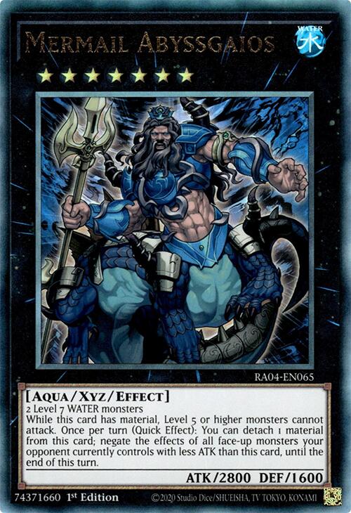 Mermail Abyssgaios [RA04-EN065] Ultimate Rare | Good Games Adelaide SA