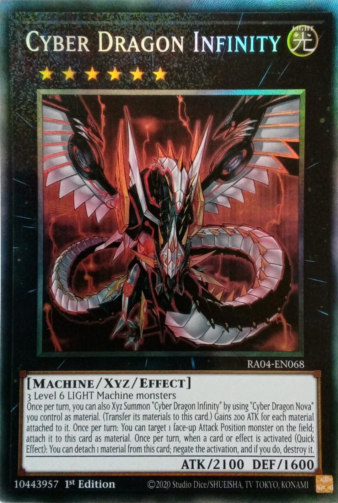 Cyber Dragon Infinity [RA04-EN068] Collector's Rare | Good Games Adelaide SA