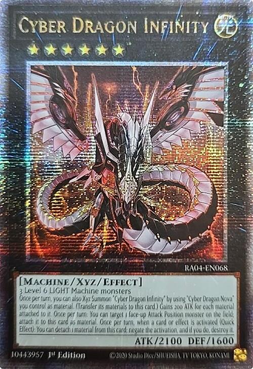Cyber Dragon Infinity [RA04-EN068] Quarter Century Secret Rare | Good Games Adelaide SA