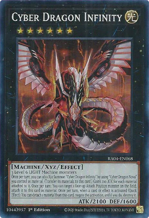 Cyber Dragon Infinity [RA04-EN068] Super Rare | Good Games Adelaide SA