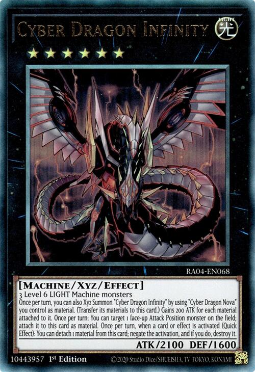 Cyber Dragon Infinity [RA04-EN068] Ultimate Rare | Good Games Adelaide SA