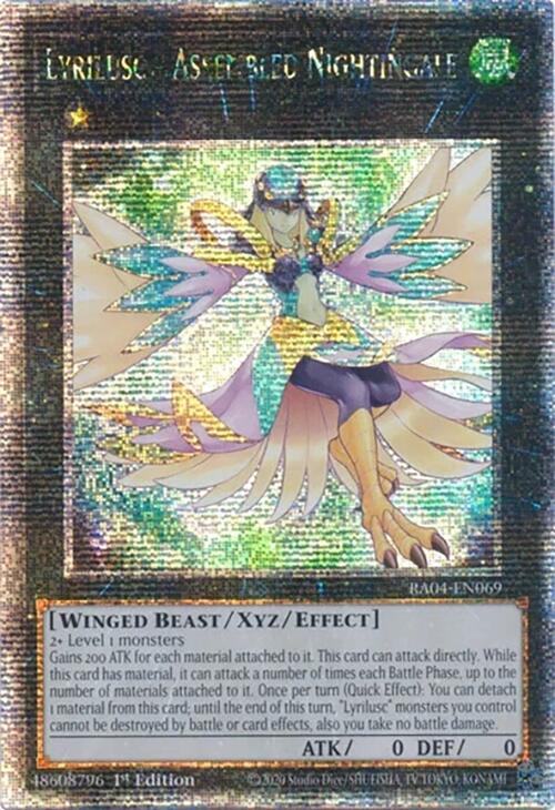 Lyrilusc - Assembled Nightingale [RA04-EN069] Quarter Century Secret Rare | Good Games Adelaide SA
