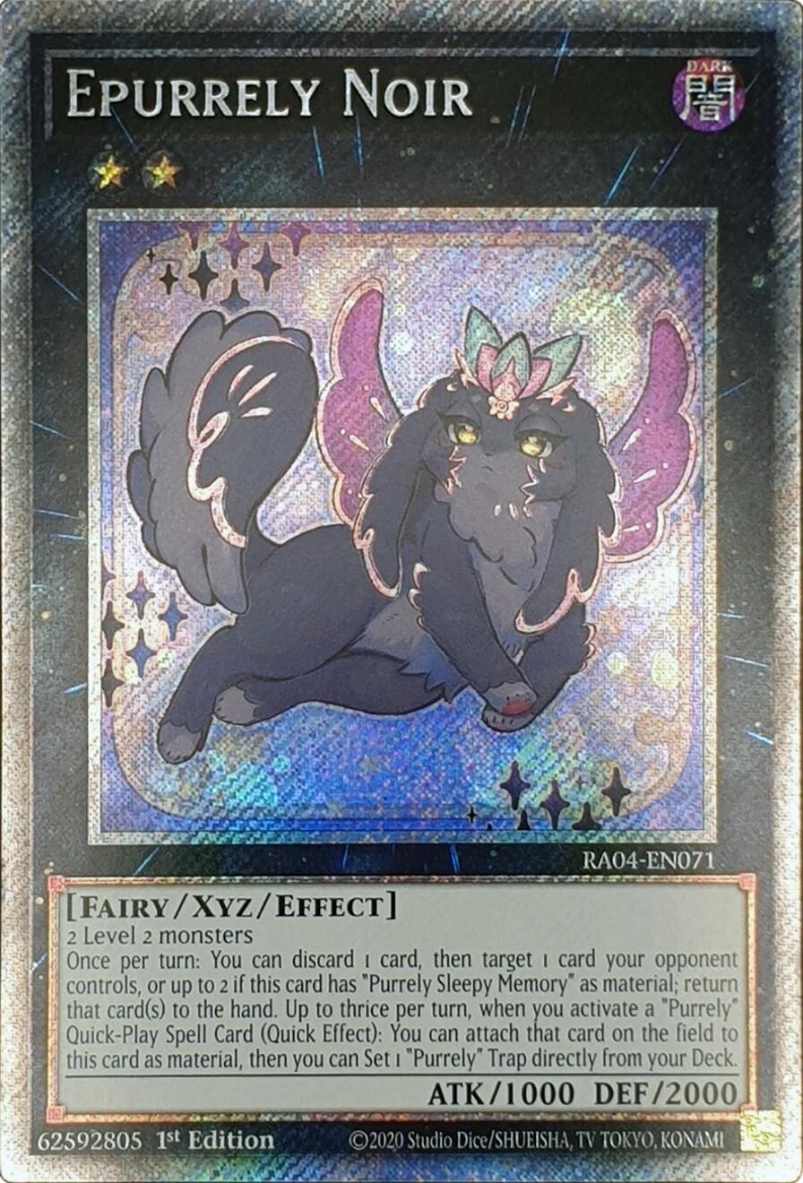 Epurrely Noir [RA04-EN071] Platinum Secret Rare | Good Games Adelaide SA
