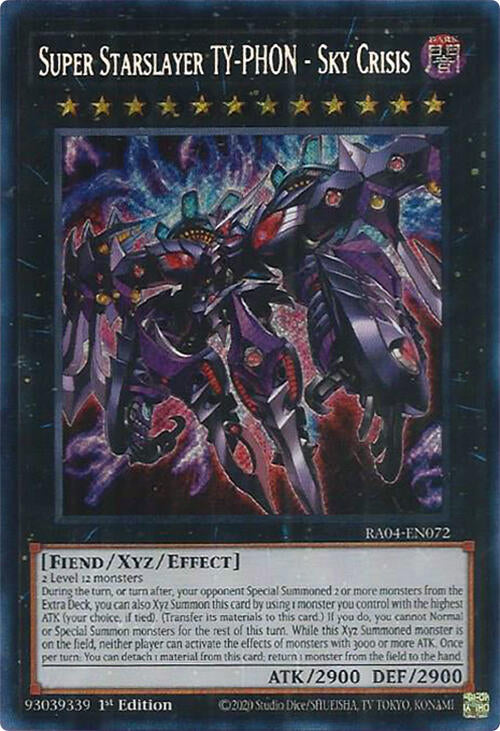 Super Starslayer TY-PHON - Sky Crisis [RA04-EN072] Secret Rare | Good Games Adelaide SA