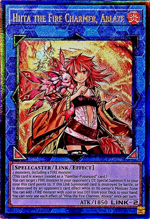 Hiita the Fire Charmer, Ablaze [RA04-EN074] Ultimate Rare | Good Games Adelaide SA