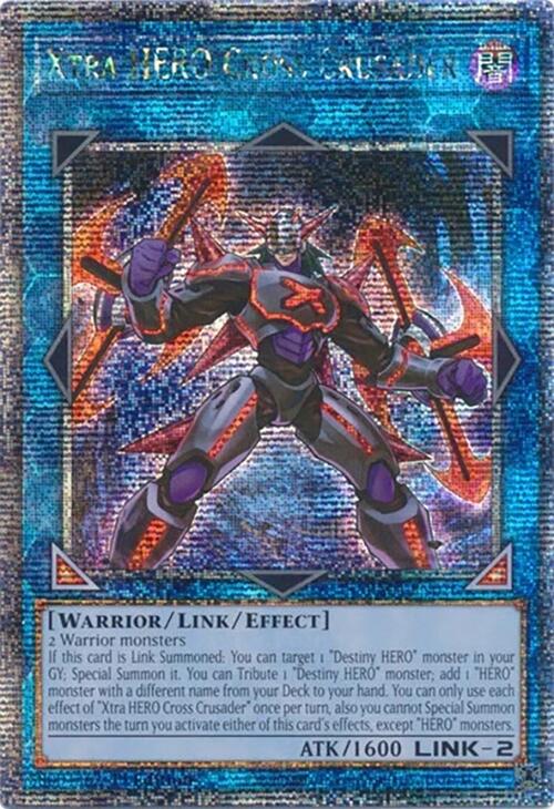 Xtra HERO Cross Crusader [RA04-EN076] Quarter Century Secret Rare | Good Games Adelaide SA