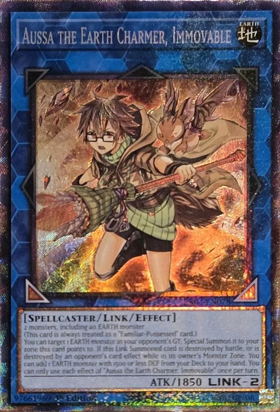 Aussa the Earth Charmer, Immovable [RA04-EN078] Collector's Rare | Good Games Adelaide SA