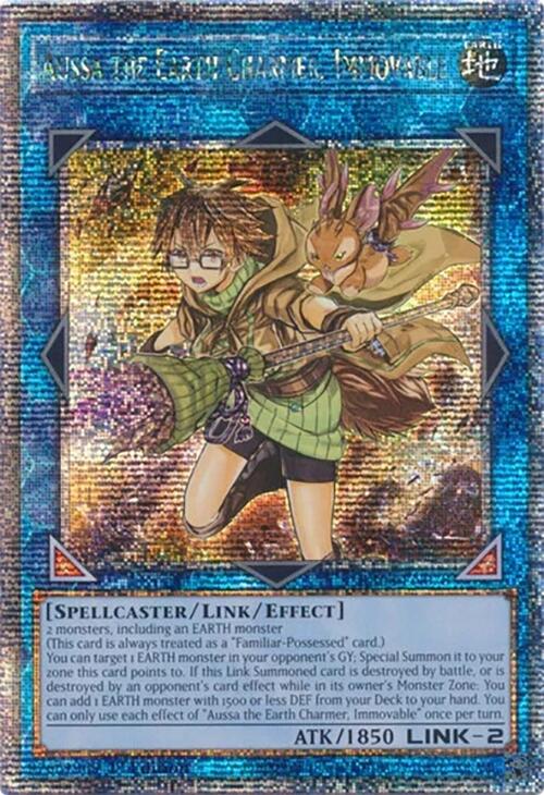 Aussa the Earth Charmer, Immovable [RA04-EN078] Quarter Century Secret Rare | Good Games Adelaide SA
