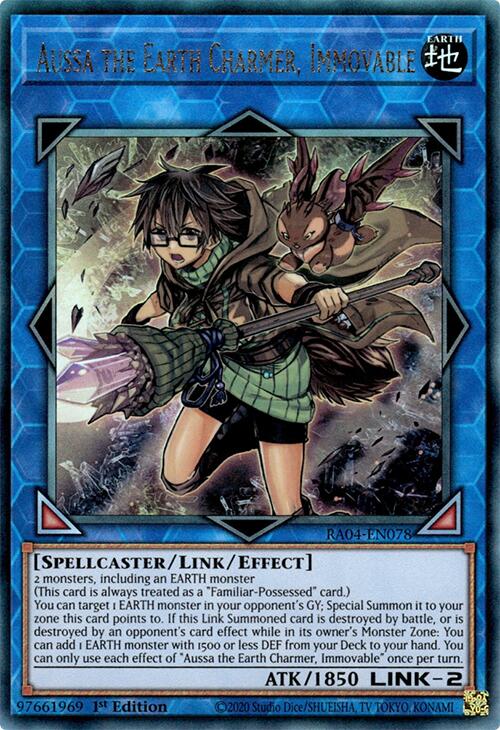 Aussa the Earth Charmer, Immovable [RA04-EN078] Ultimate Rare | Good Games Adelaide SA