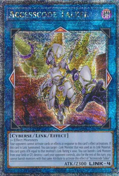 Accesscode Talker (New Art) [RA04-EN079] Quarter Century Secret Rare | Good Games Adelaide SA