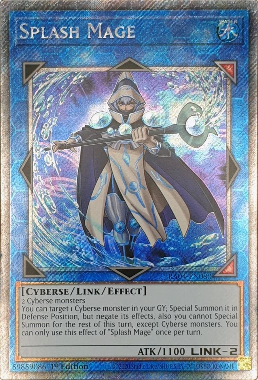 Splash Mage [RA04-EN080] Platinum Secret Rare | Good Games Adelaide SA