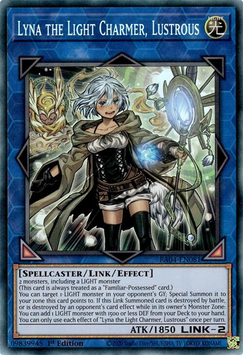 Lyna the Light Charmer, Lustrous [RA04-EN081] Collector's Rare | Good Games Adelaide SA