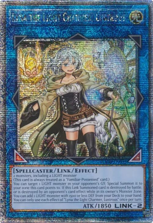 Lyna the Light Charmer, Lustrous [RA04-EN081] Quarter Century Secret Rare | Good Games Adelaide SA