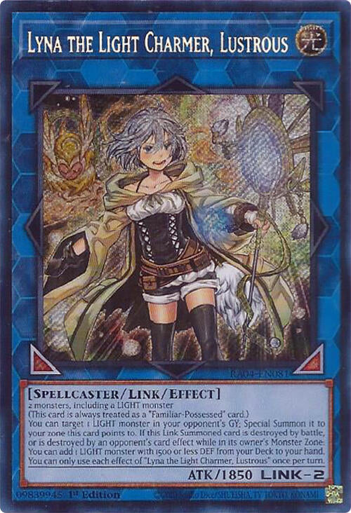 Lyna the Light Charmer, Lustrous [RA04-EN081] Secret Rare | Good Games Adelaide SA