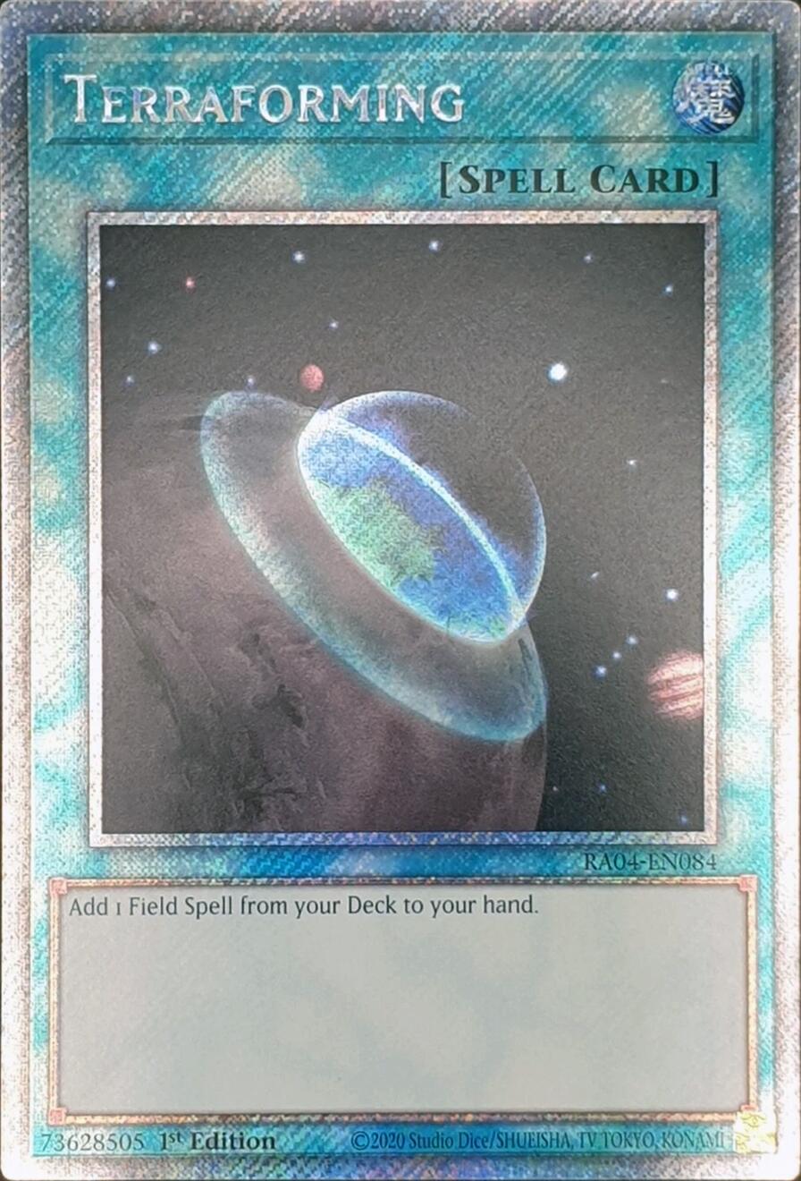 Terraforming [RA04-EN084] Platinum Secret Rare | Good Games Adelaide SA