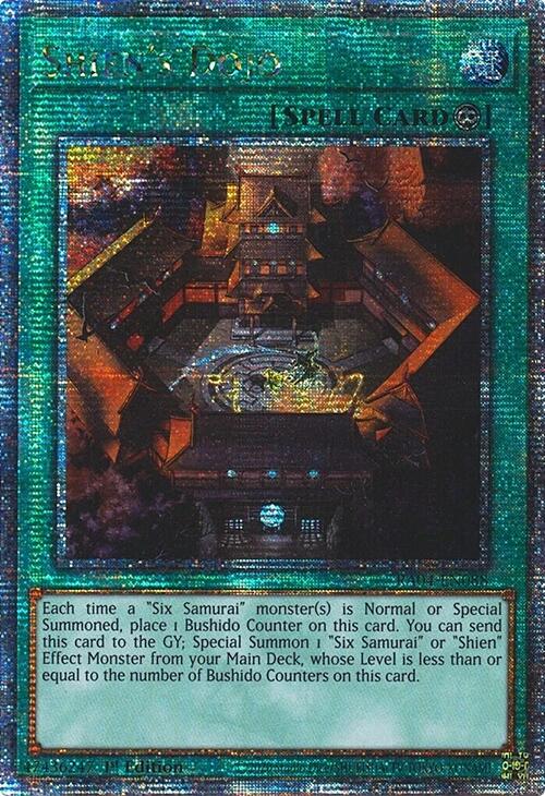 Shien's Dojo [RA04-EN088] Quarter Century Secret Rare | Good Games Adelaide SA