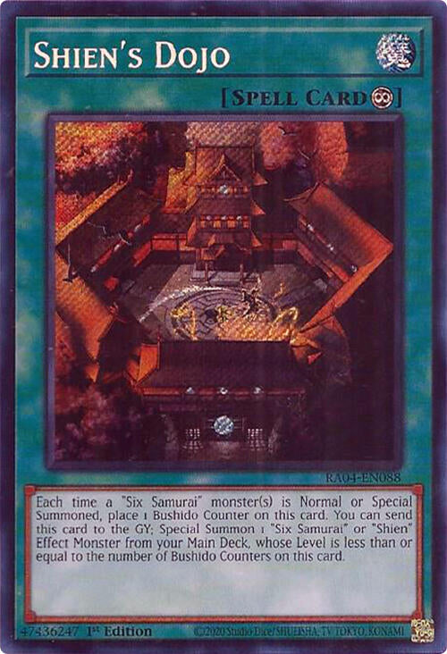 Shien's Dojo [RA04-EN088] Secret Rare | Good Games Adelaide SA