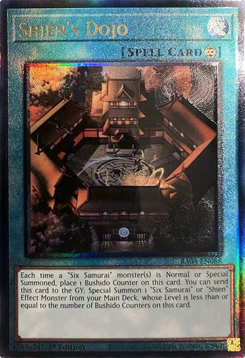 Shien's Dojo [RA04-EN088] Ultimate Rare | Good Games Adelaide SA