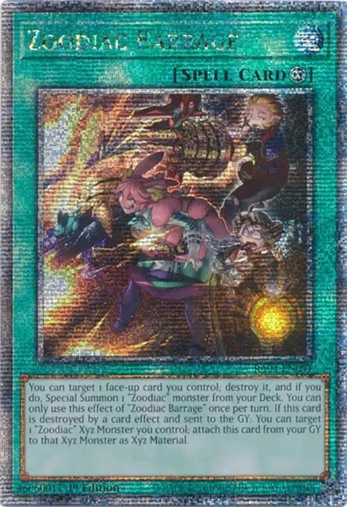 Zoodiac Barrage [RA04-EN091] Quarter Century Secret Rare | Good Games Adelaide SA