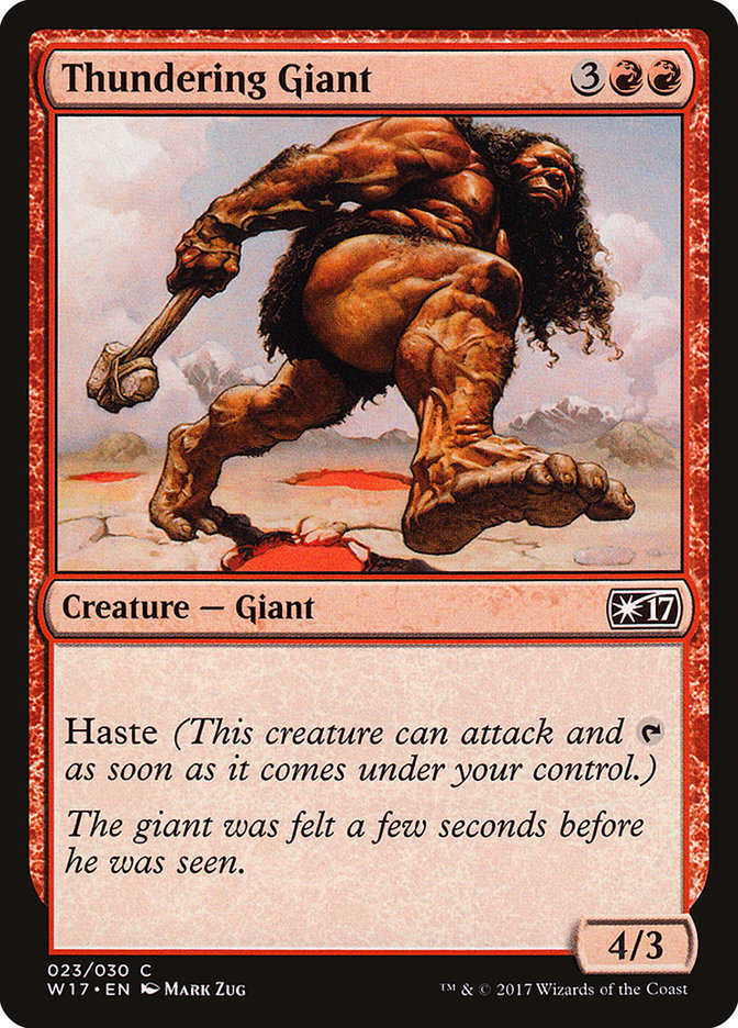 Thundering Giant [Welcome Deck 2017] | Good Games Adelaide SA