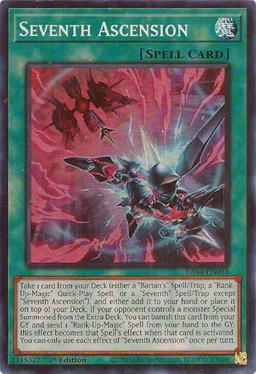 Seventh Ascension [RA04-EN098] Super Rare | Good Games Adelaide SA