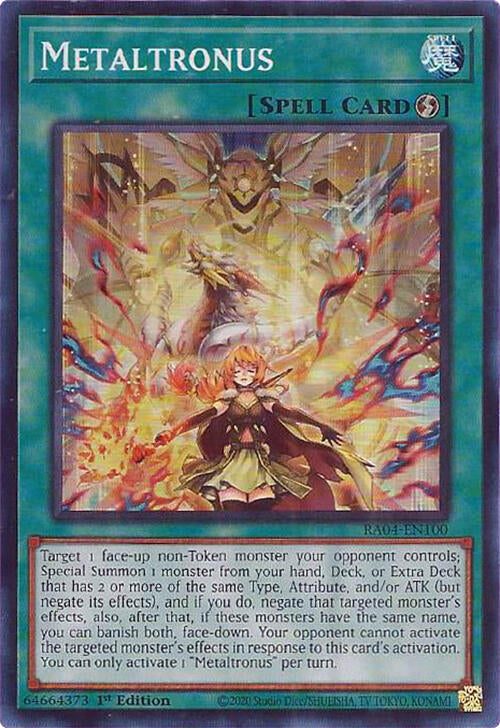 Metaltronus [RA04-EN100] Super Rare | Good Games Adelaide SA