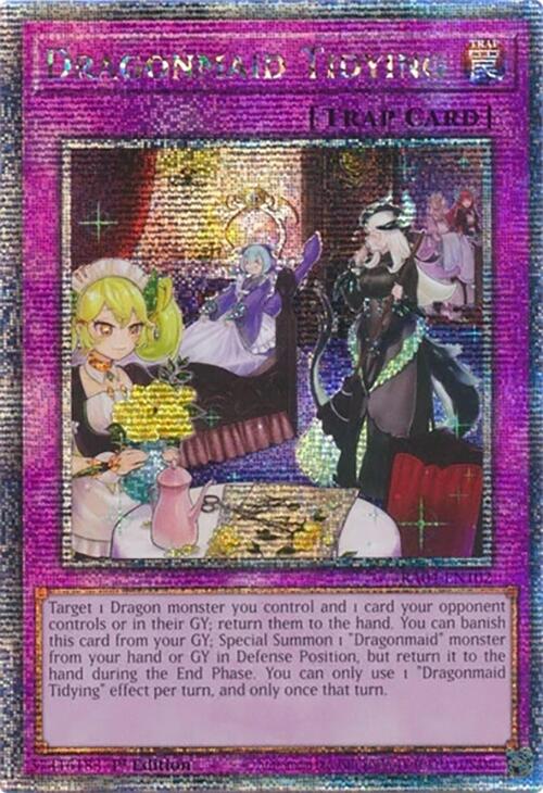 Dragonmaid Tidying [RA04-EN102] Quarter Century Secret Rare | Good Games Adelaide SA