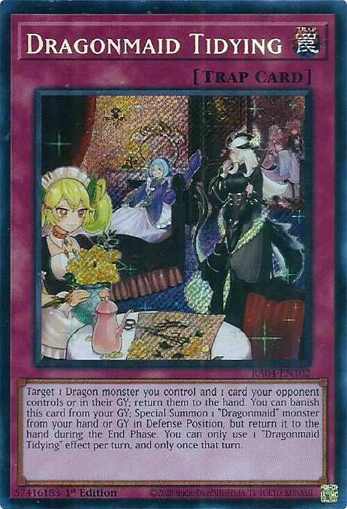 Dragonmaid Tidying [RA04-EN102] Secret Rare | Good Games Adelaide SA