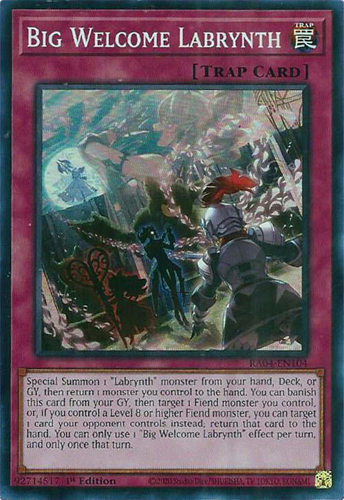 Big Welcome Labrynth [RA04-EN104] Super Rare | Good Games Adelaide SA
