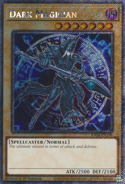 Dark Magician (7th Art) [RA04-EN106] Platinum Secret Rare | Good Games Adelaide SA