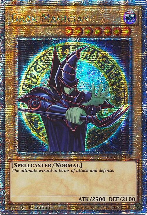 Dark Magician (9th Art) [RA04-EN106] Quarter Century Secret Rare | Good Games Adelaide SA