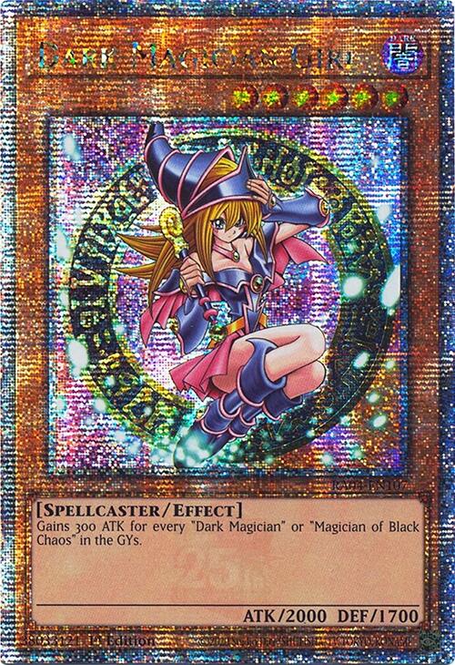 Dark Magician Girl (3rd Art) [RA04-EN107] Quarter Century Secret Rare | Good Games Adelaide SA