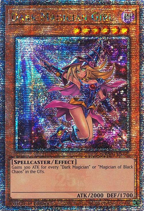 Dark Magician Girl (7th Art) [RA04-EN107] Quarter Century Secret Rare | Good Games Adelaide SA