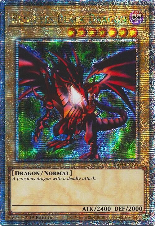 Red-Eyes Black Dragon (4th Art) [RA04-EN109] Quarter Century Secret Rare | Good Games Adelaide SA