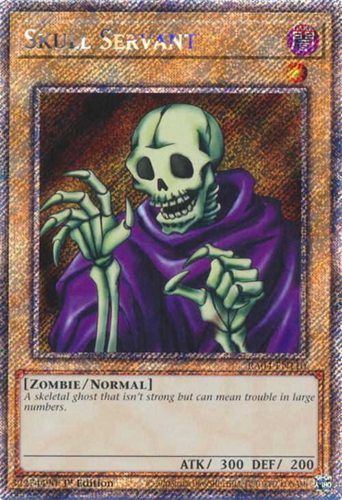 Skull Servant [RA04-EN110] Platinum Secret Rare | Good Games Adelaide SA