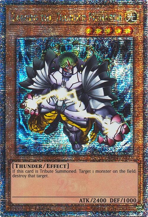 Zaborg the Thunder Monarch [RA04-EN125] Quarter Century Secret Rare | Good Games Adelaide SA