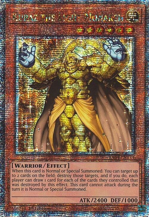 Kuraz the Light Monarch [RA04-EN133] Quarter Century Secret Rare | Good Games Adelaide SA