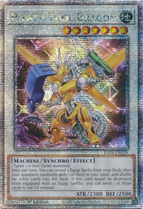Power Tool Dragon [RA04-EN135] Quarter Century Secret Rare | Good Games Adelaide SA