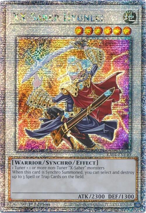 XX-Saber Hyunlei [RA04-EN140] Quarter Century Secret Rare | Good Games Adelaide SA
