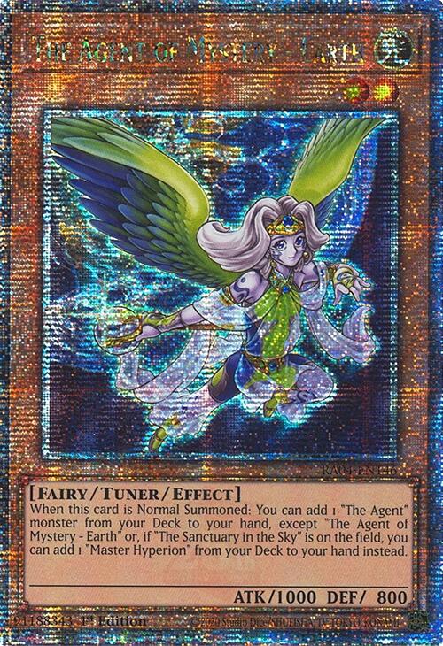 The Agent of Mystery - Earth [RA04-EN146] Quarter Century Secret Rare | Good Games Adelaide SA
