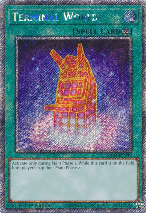 Terminal World [RA04-EN148] Platinum Secret Rare | Good Games Adelaide SA