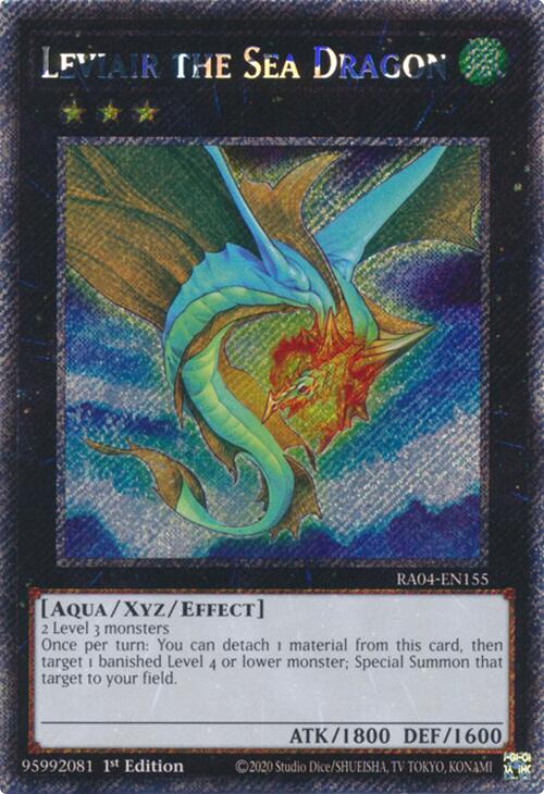 Leviair the Sea Dragon [RA04-EN155] Platinum Secret Rare | Good Games Adelaide SA