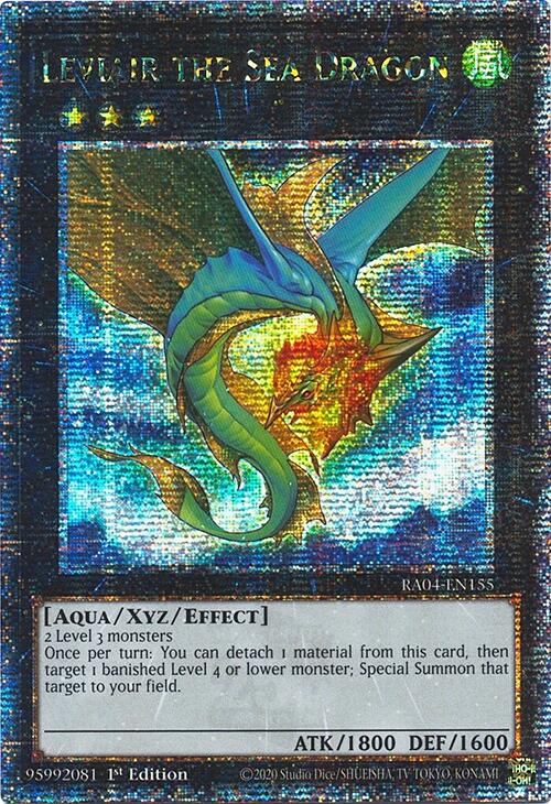 Leviair the Sea Dragon [RA04-EN155] Quarter Century Secret Rare | Good Games Adelaide SA