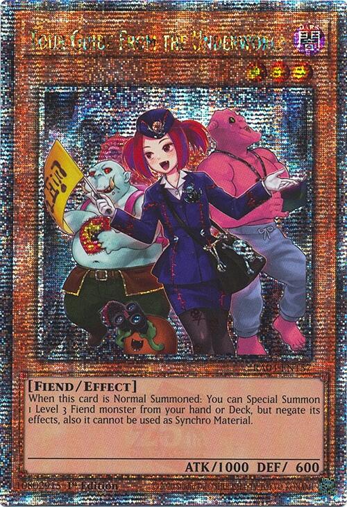 Tour Guide from the Underworld (Alternate Art) [RA04-EN157] Quarter Century Secret Rare | Good Games Adelaide SA