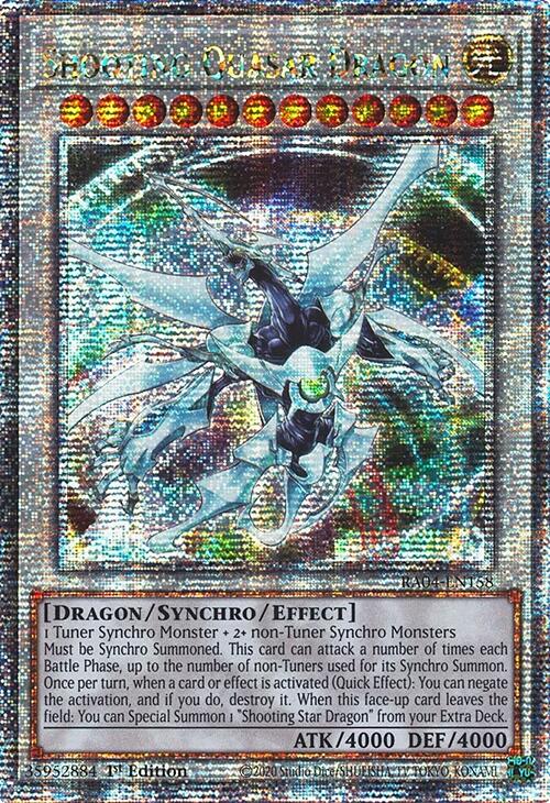 Shooting Quasar Dragon [RA04-EN158] Quarter Century Secret Rare | Good Games Adelaide SA