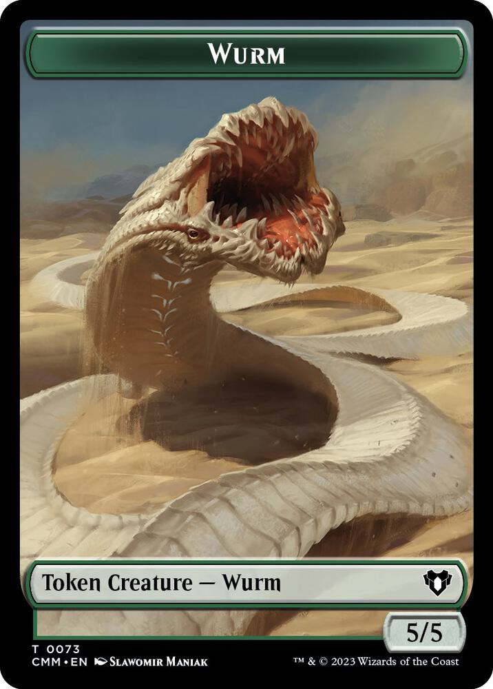 Wurm Spider Double Sided Token 73 // 36 (Commander Masters)  | Good Games Adelaide SA