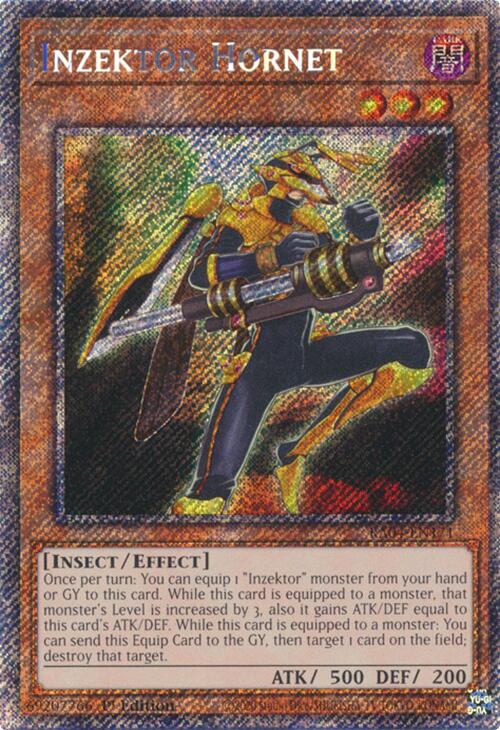 Inzektor Hornet [RA04-EN171] Platinum Secret Rare | Good Games Adelaide SA