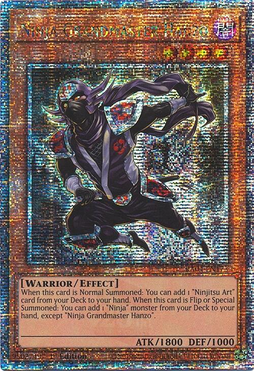Ninja Grandmaster Hanzo [RA04-EN173] Quarter Century Secret Rare | Good Games Adelaide SA